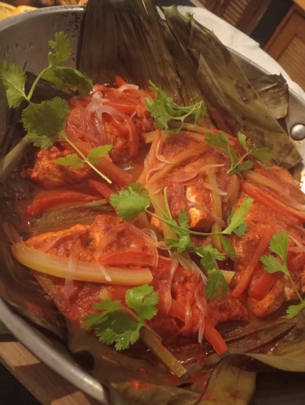 A plate from Guillermo Carmona’s kitchen